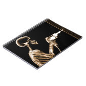 Sepia X-Ray Skeleton Builder Notizblock (Linke Seite)