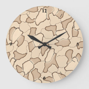 Sepiacamo Große Wanduhr