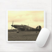 Sepiatone Hawker Hurrikan Mousepad (Mit Mouse)