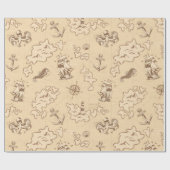 Sepiemuster Geschenkpapier (Flach)