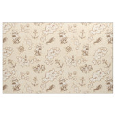 Sepiemuster Stoff (Fat Quarter (45,7 x 55,9 cm))