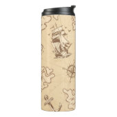 Sepiemuster Thermosbecher (Nach links gedreht)