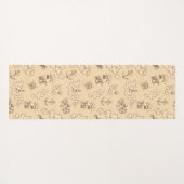 Sepiemuster Yogamatte (Rückseite (Horizontal))