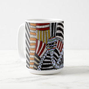 Sepik Maori Stammes-Schlangentasse - 15 oz Kaffeetasse