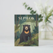 Sepilok Malaysia Postkarte (Stehend Vorderseite)