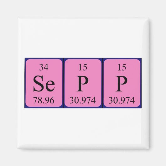 Sepp Periodenmagnet Magnet (Vorne)