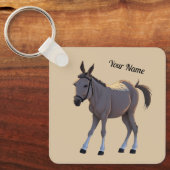 Seppel, kleiner störrischer Esel - Schlüsselanhänger (Vorderseite)