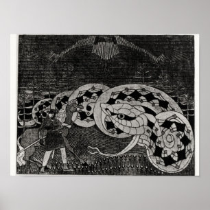 Seppo Llmarinen Pflügen ins Schlangenfeld Poster