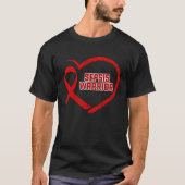 Sepsis Awareness Kind Warrior Survivor Support T-Shirt (Vorderseite)