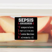 Sepsis Awareness T.I.M.E. Guide Etiketten (Befestigt)
