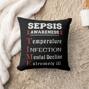 Sepsis Awareness T.I.M.E. Guide Kissen