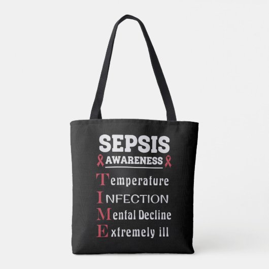 Sepsis Awareness T.I.M.E. Guide Tasche (Rückseite)