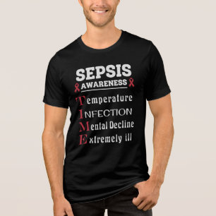 Sepsis Awareness T.I.M.E. Guide Tri-Blend Shirt