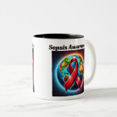 Sepsis Awareness Tasse Cups (VorderseiteRechts)