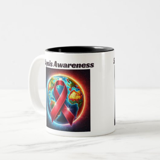 Sepsis Awareness Tasse Cups (Vorderseite Links)