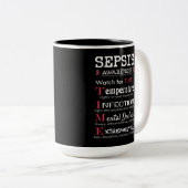 Sepsis Awareness Watch for TIME Guide Zweifarbige Tasse (VorderseiteRechts)