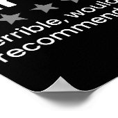 Sepsis One Star Rating Sepsis Awareness Support Poster (Ecke)
