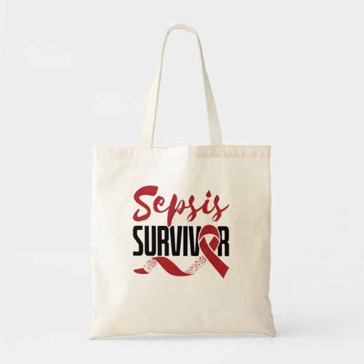 Sepsis Survivor Bewusstsein Tragetasche (Vorne)