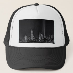 sept 11 Tribut in Lichtern NYC Truckerkappe