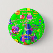 Sept., 1 Kindergeburtstag Button (Vorderseite)