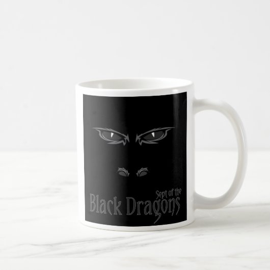 Sept. der schwarzen Drachen Kaffeetasse (Rechts)