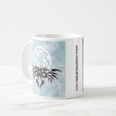 Sept. des grünen Drachen Kaffeetasse (Vorderseite Links)