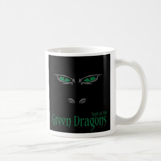 Sept. des grünen Drachen Kaffeetasse (Rechts)
