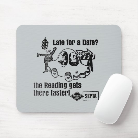 Septa Reading Lines Service Mousepad (Mit Mouse)