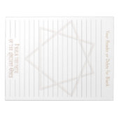 Septagram Lined Notizblock (Vorderseite)
