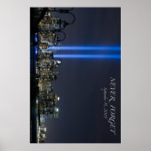 September 11 Memorial Lights Poster (Vorne)