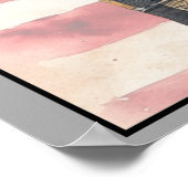 September 11 Twin Towers Memorial Wall Art  Poster (Ecke)