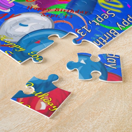 September, 13. Geburtstag Jigsaw Puzzle (Seite)