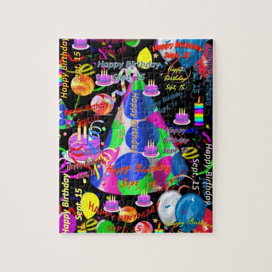 September, 15. Geburtstag des Jigsaw Puzzle (Vertikal)