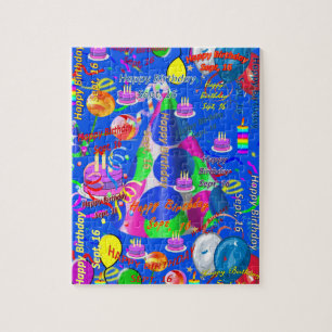 September, 16 Geburtstag Jigsaw Puzzle