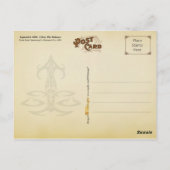 September 1884 Almanac.  Libra, das Gleichgewicht Postkarte (Rückseite)