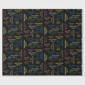 September, 18 Geburtstag Geschenkpapier (Flach)