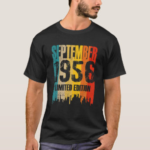 September 1956 65 Jahre alt Geburtstag Limited Edi T-Shirt