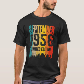 September 1956 65 Jahre alt Geburtstag Limited Edi T-Shirt