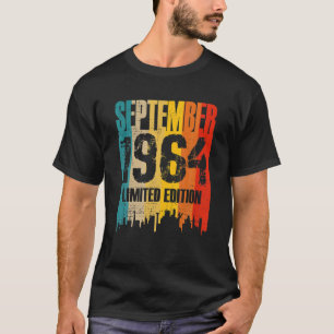 September 1964 57 Jahre alt Geburtstag Limited Edi T-Shirt