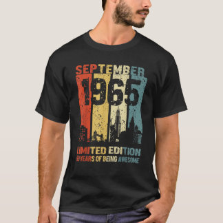 September 1965 limitierte Edition 59 Jahre als T-Shirt
