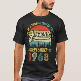 September 1968 Vintag 55 Jahre alter Retro 55. Bir T-Shirt