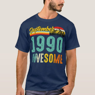 September 1990 Geburtstagsgeschenk Shirt Vintag Se