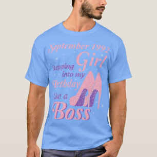 September 1992 Mädchen tritt in meinen Geburtstag T-Shirt