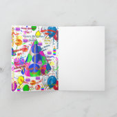 September, 1 Geburtstag Grußkarte geklappt Karte (Innenseite)