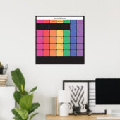 September 2017 Planer-Kalender Poster (Heimbüro)