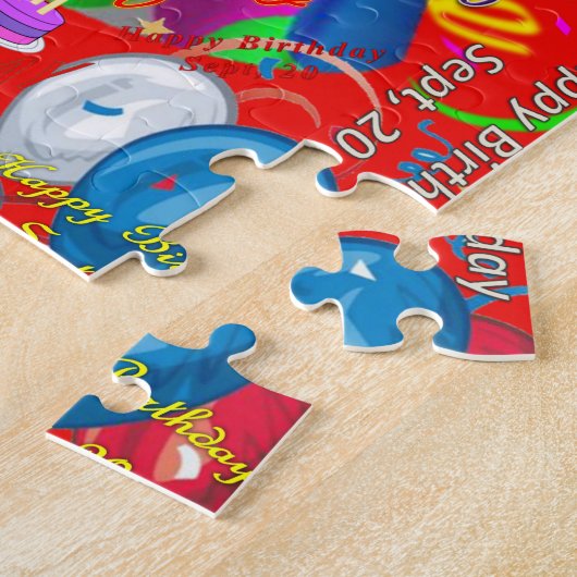 September, 20 Geburtstag Jigsaw Puzzle (Seite)