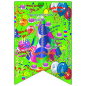 September, 24 Geburtstagsbanner Wimpelkette (Zweite Fahne)