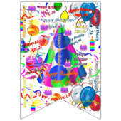 September, 24 Geburtstagsbanner Wimpelkette (Erste Fahne)