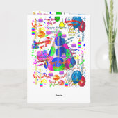 September, 26 Geburtstag Grußkarte geklappt Karte (Rückseite)