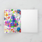 September, 26 Geburtstag Grußkarte geklappt Karte (Innenseite)